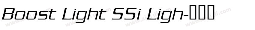 Boost Light SSi Ligh字体转换
